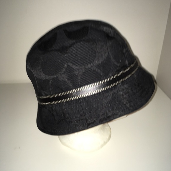 Coach Signature Fedora Hat Women Size M/L New NWT - Picture 4 of 9